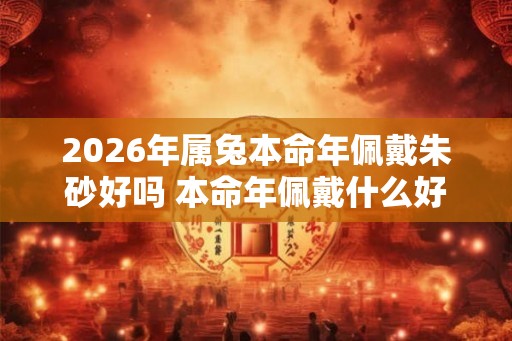 2026年属兔本命年佩戴朱砂好吗 本命年佩戴什么好 2026年属兔本命年佩戴朱砂好吗 本命年佩戴什么好