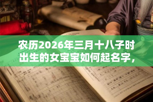 农历2026年三月十八子时出生的女宝宝如何起名字，五行属什么