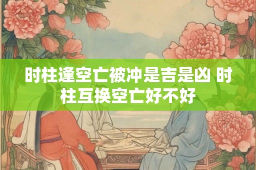 时柱逢空亡被冲是吉是凶 时柱互换空亡好不好