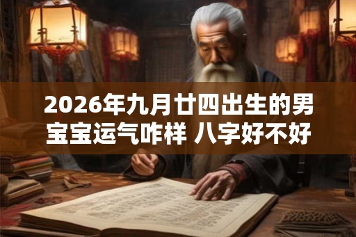 2026年九月廿四出生的男宝宝运气咋样 八字好不好