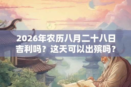 2026年农历八月二十八日吉利吗？这天可以出殡吗？