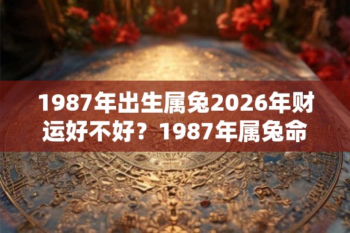 1987年出生属兔2026年财运好不好？1987年属兔命好吗？