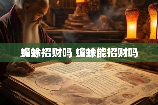 蟾蜍招财吗 蟾蜍能招财吗