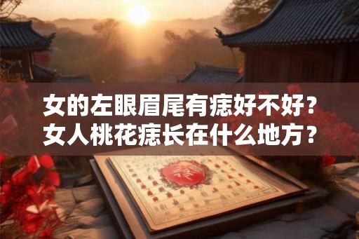 女的左眼眉尾有痣好不好？女人桃花痣长在什么地方？