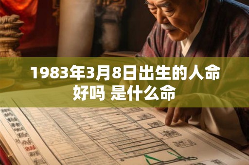 1983年3月8日出生的人命好吗 是什么命