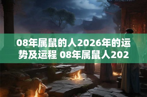 08年属鼠的人2026年的运势及运程 08年属鼠人2026年运势如何 08年属鼠的人2026年的运势及运程 08年属鼠人2026年运势如何