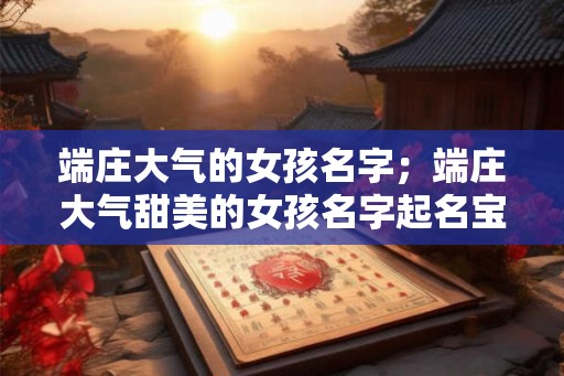 端庄大气的女孩名字；端庄大气甜美的女孩名字起名宝典