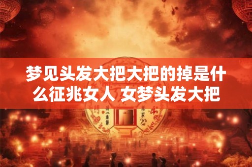 梦见头发大把大把的掉是什么征兆女人 女梦头发大把掉预示什么