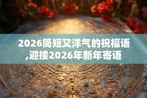 2026简短又洋气的祝福语,迎接2026年新年寄语