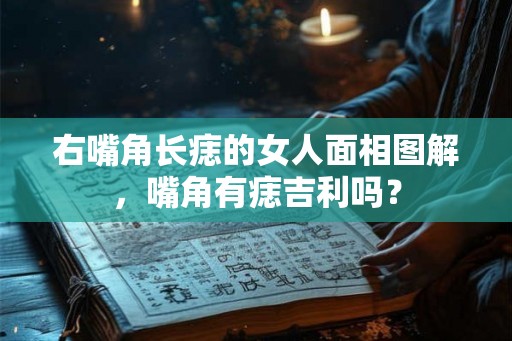 右嘴角长痣的女人面相图解，嘴角有痣吉利吗？