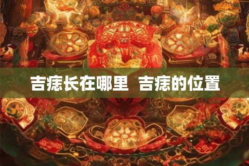 吉痣长在哪里 吉痣的位置 吉痣长在哪里 吉痣的位置