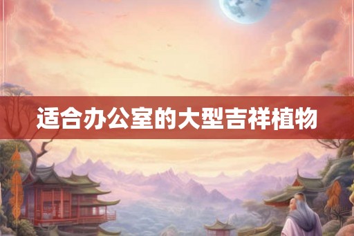 适合办公室的大型吉祥植物