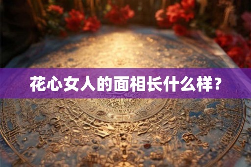 花心女人的面相长什么样？