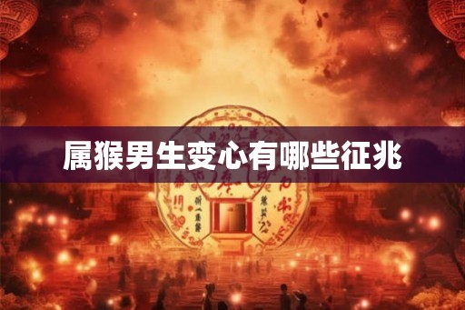 属猴男生变心有哪些征兆 属猴男生变心有哪些征兆