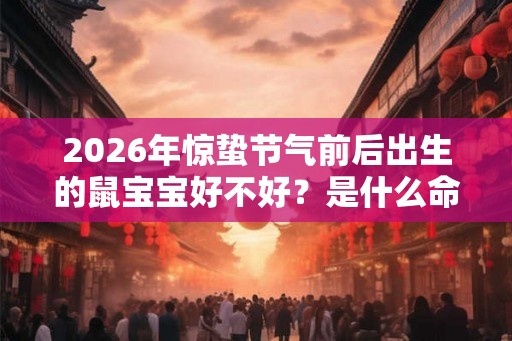 2026年惊蛰节气前后出生的鼠宝宝好不好？是什么命？