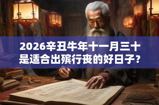 2026辛丑牛年十一月三十是适合出殡行丧的好日子？
