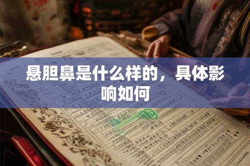 悬胆鼻是什么样的，具体影响如何