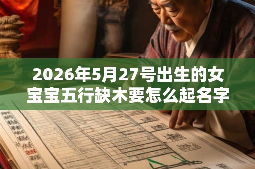 2026年5月27号出生的女宝宝五行缺木要怎么起名字