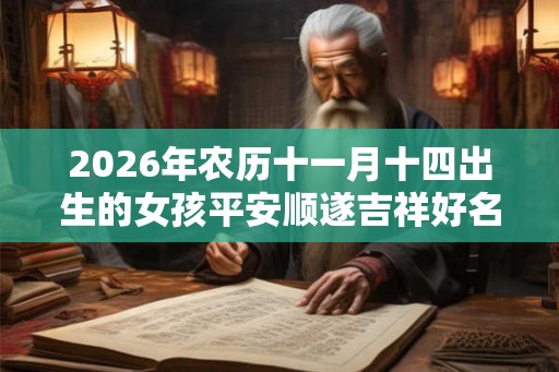 2026年农历十一月十四出生的女孩平安顺遂吉祥好名推荐! 2026年农历十一月十四出生的女孩平安顺遂吉祥好名推荐!