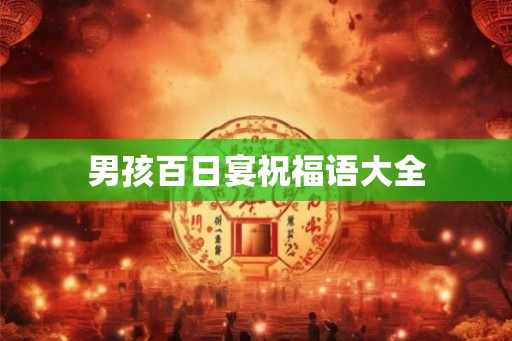 男孩百日宴祝福语大全 男孩百日宴祝福语大全