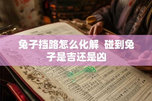 兔子挡路怎么化解  碰到兔子是吉还是凶