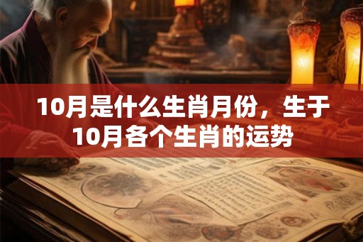 10月是什么生肖月份,生于10月各个生肖的运势 10月是什么生肖月份,生于10月各个生肖的运势