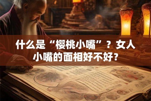 什么是“樱桃小嘴”?女人小嘴的面相好不好? 什么是“樱桃小嘴”?女人小嘴的面相好不好?