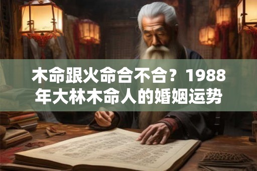 木命跟火命合不合?1988年大林木命人的婚姻运势 木命跟火命合不合?1988年大林木命人的婚姻运势