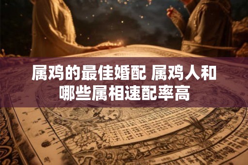 属鸡的最佳婚配 属鸡人和哪些属相速配率高