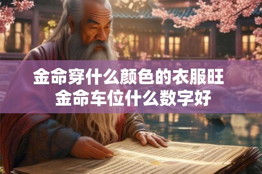 金命穿什么颜色的衣服旺  金命车位什么数字好