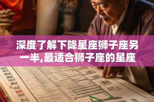 深度了解下降星座狮子座另一半,最适合狮子座的星座