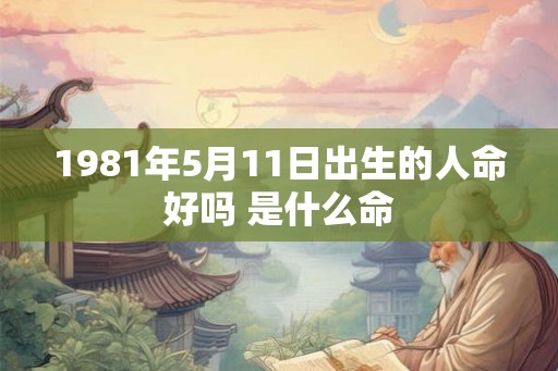 1981年5月11日出生的人命好吗 是什么命