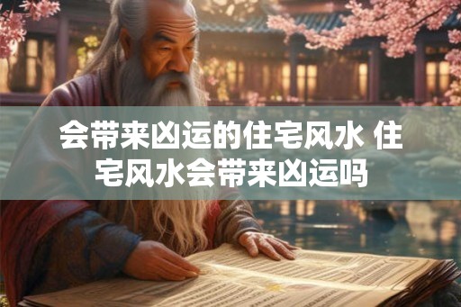 会带来凶运的住宅风水 住宅风水会带来凶运吗