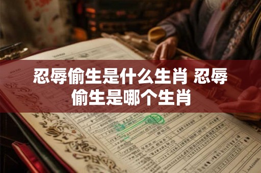 忍辱偷生是什么生肖 忍辱偷生是哪个生肖 忍辱偷生是什么生肖 忍辱偷生是哪个生肖