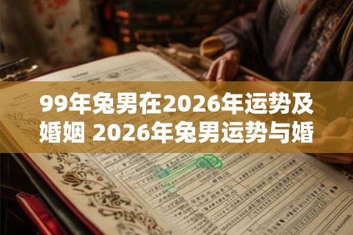 99年兔男在2026年运势及婚姻 2026年兔男运势与婚姻如何