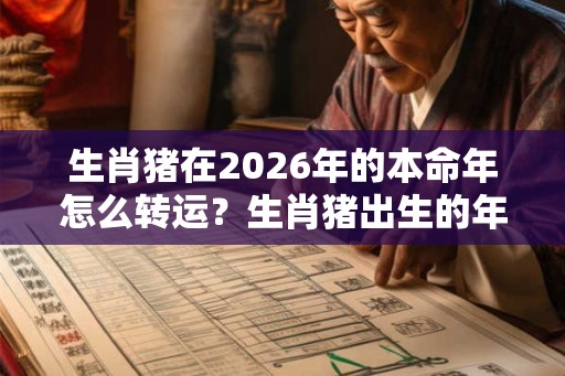 生肖猪在2026年的本命年怎么转运?生肖猪出生的年份 生肖猪在2026年的本命年怎么转运?生肖猪出生的年份