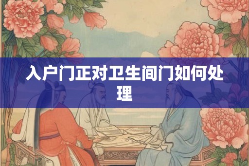 入户门正对卫生间门如何处理