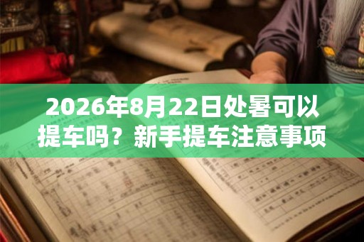 2026年8月22日处暑可以提车吗？新手提车注意事项？
