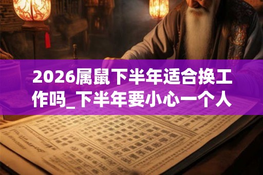 2026属鼠下半年适合换工作吗_下半年要小心一个人