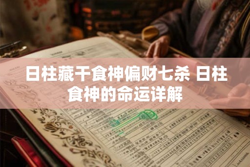 日柱藏干食神偏财七杀 日柱食神的命运详解