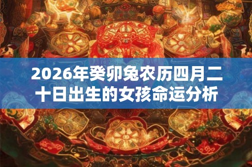 2026年癸卯兔农历四月二十日出生的女孩命运分析 2026年癸卯兔农历四月二十日出生的女孩命运分析