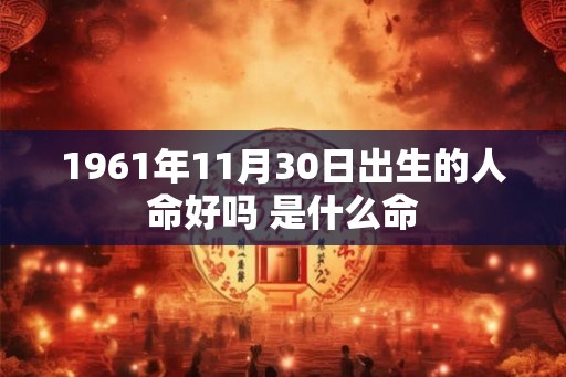 1961年11月30日出生的人命好吗 是什么命