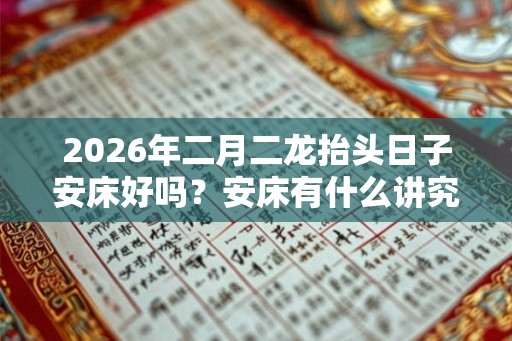 2026年二月二龙抬头日子安床好吗？安床有什么讲究？