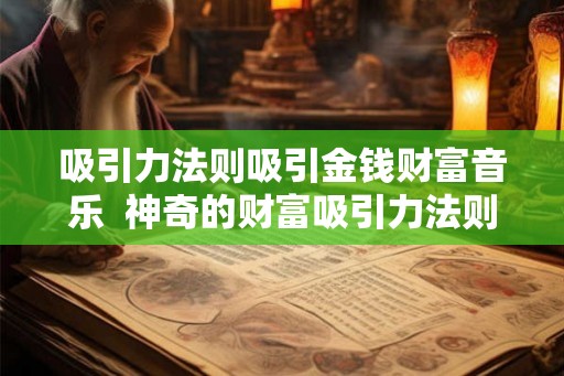 吸引力法则吸引金钱财富音乐 神奇的财富吸引力法则 吸引力法则吸引金钱财富音乐 神奇的财富吸引力法则