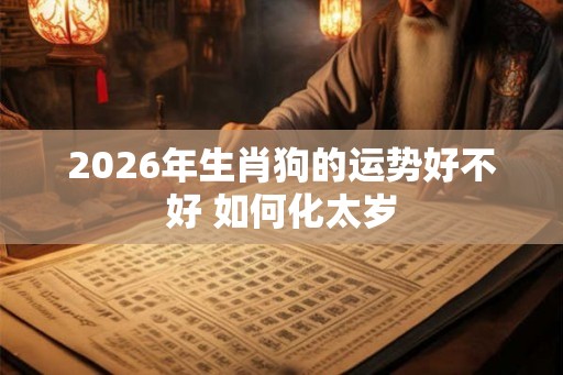 2026年生肖狗的运势好不好 如何化太岁