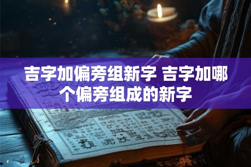 吉字加偏旁组新字 吉字加哪个偏旁组成的新字