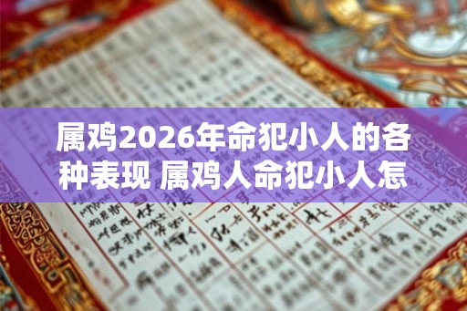 属鸡2026年命犯小人的各种表现 属鸡人命犯小人怎么办