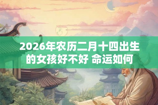 2026年农历二月十四出生的女孩好不好 命运如何