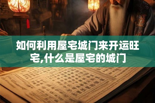 如何利用屋宅城门来开运旺宅,什么是屋宅的城门
