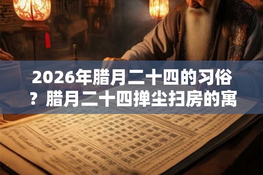2026年腊月二十四的习俗？腊月二十四掸尘扫房的寓意是什么？